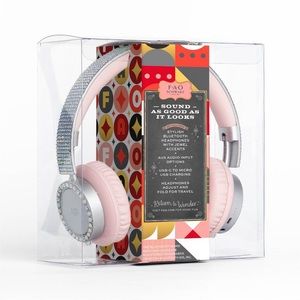 FAO Schwarz Bling Tunes Rhinestone Bluetooth Headphones